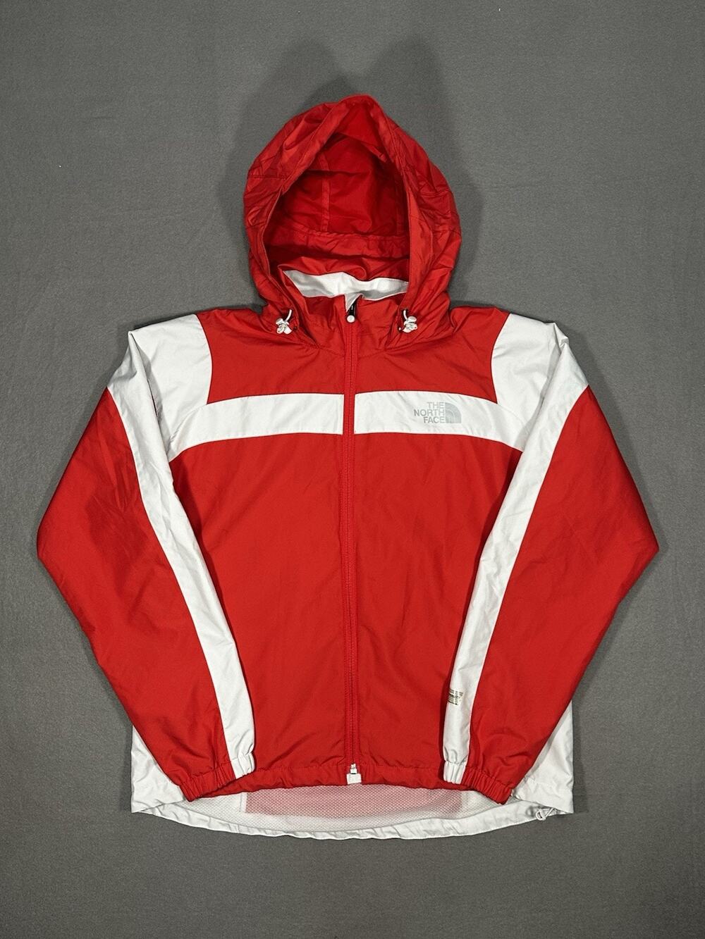 The North Face Women’s Small Hydrenalite Red White Windbreaker Jacket